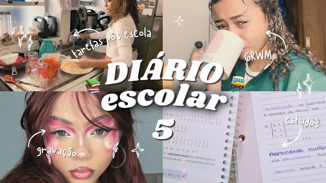 GRAVAÇÃO, TAREFAS, ESTUDOS, CUIDAR DA GABI ✨📚 | DIÁRIO ESCOLAR 5 | VLOG COMPLETO | Bia Amaral