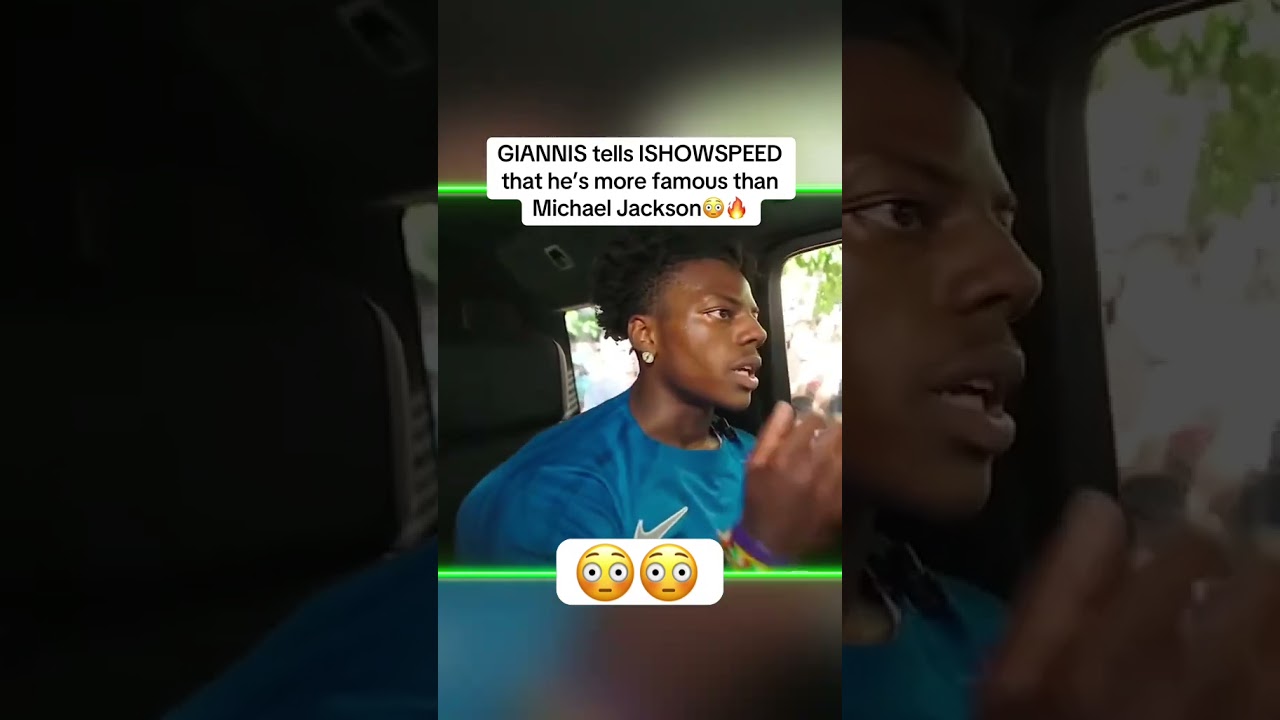 GIANNIS tells ISHOWSPEED that he&rsquo;s more famous than Michael Jackson😳🔥 #Speed #ishowspeed