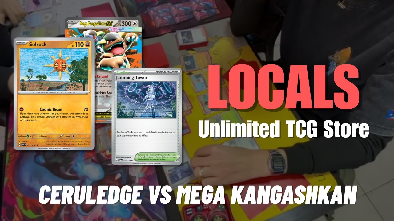 CeruledgeEX vs Mega-Kangaskhan EX | Match de Alta Presión en Unlimited Bogotá(