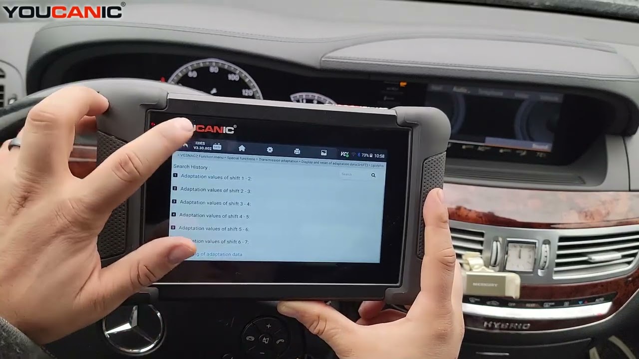 How to Perform Transmission Adaptation on Mercedes-Benz with YOUCANIC Scanner