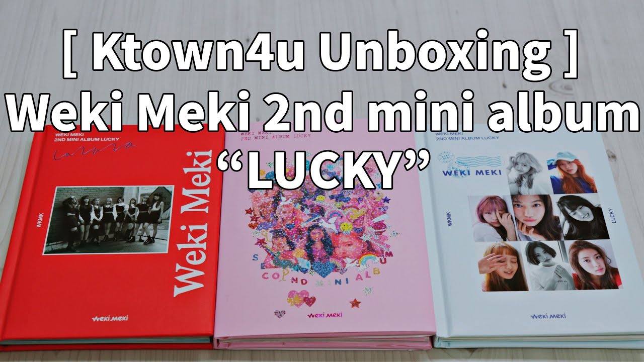 [Ktown4u Unboxing]: Weki Meki - 2nd Mini Album [LUCKY] 위키미키 - 럭키
