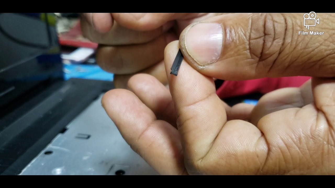 como encaixa trava do conector do teclado de notebook!