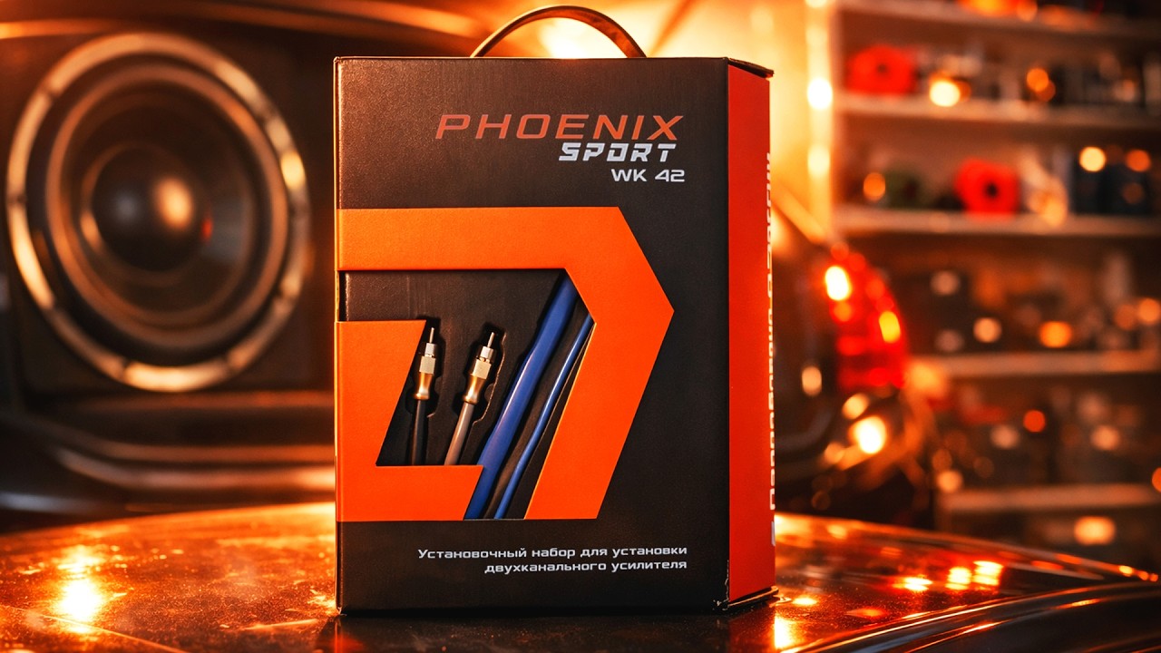 Подключить усилитель - комплект проводов Dl Audio Phoenix Sport WK42 #автозвук