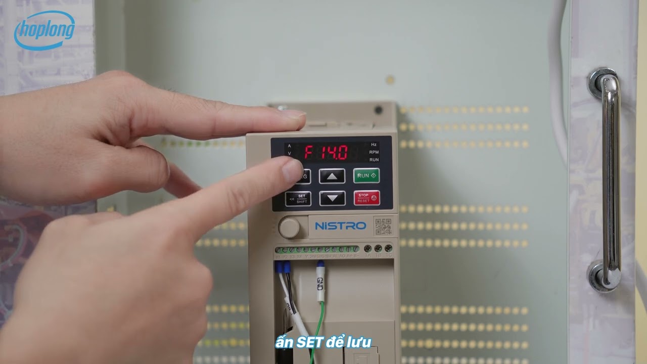 Hướng dẫn cài đặt chạy đa cấp tốc độ biến tần NiSTRO GA20 Series | HopLongTechnology