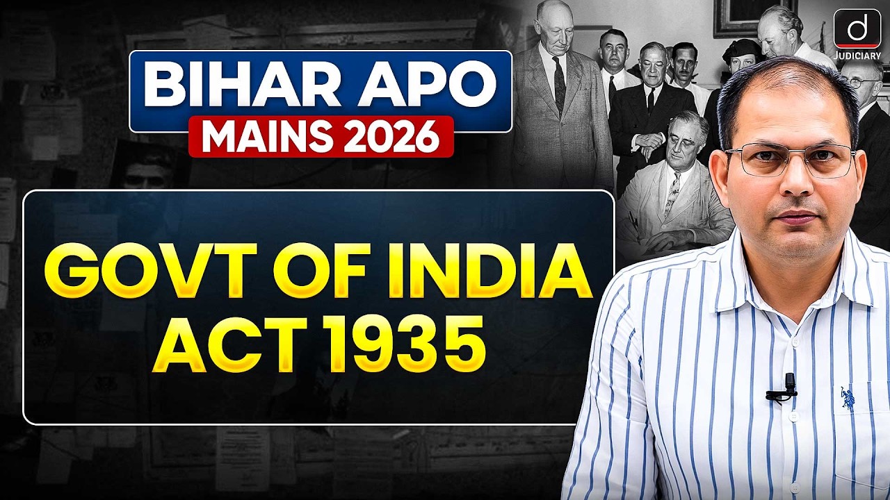 GOI Act 1935 & Round Table Conferences | Bihar APO 2026 | Drishti Judiciary