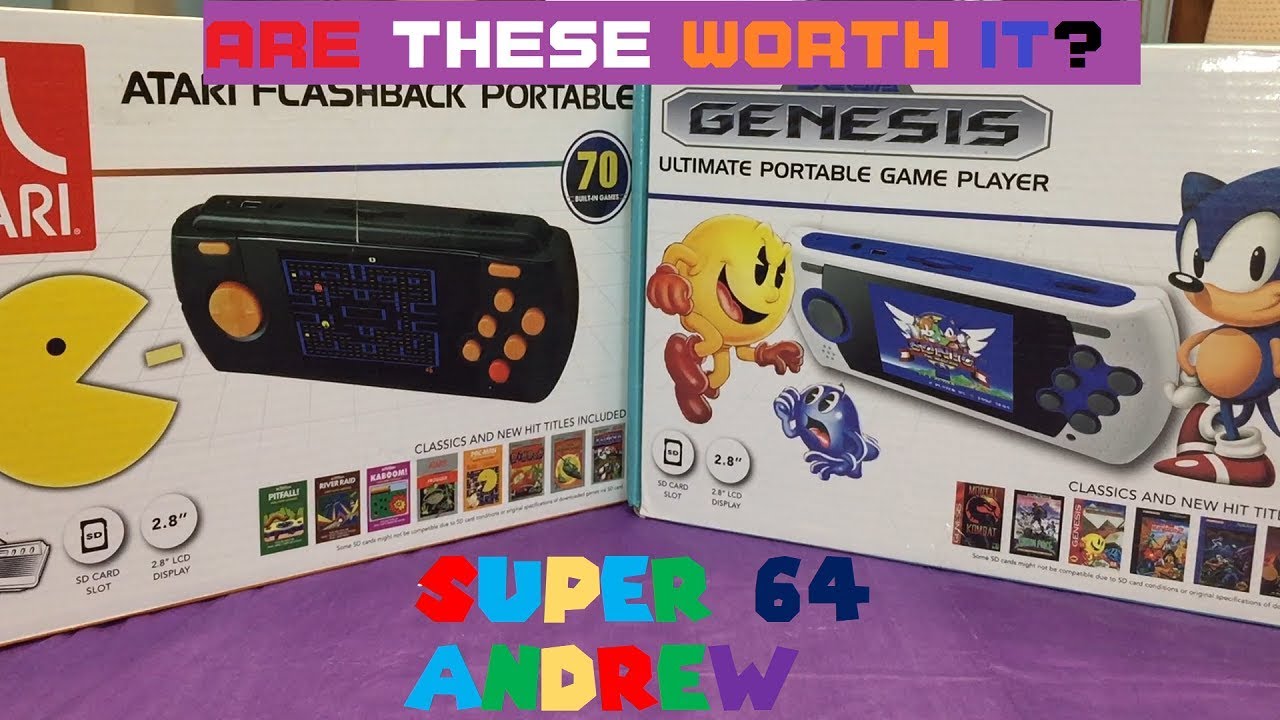 Sega Genesis Portable and Atari Flashback Portable Review