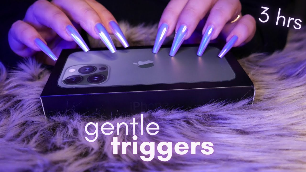 ASMR Gentle Tapping & Scratching Triggers (No Talking) Background ASMR for sleep, work & study
