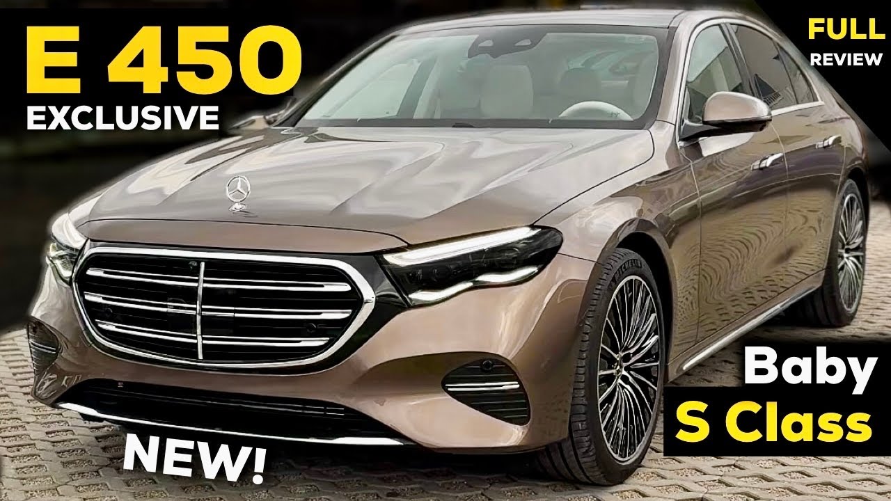 2025 Mercedes E450 Sedan Is a $75,000 EXCLUSIVE Baby S Class FULL Review Brown E Class