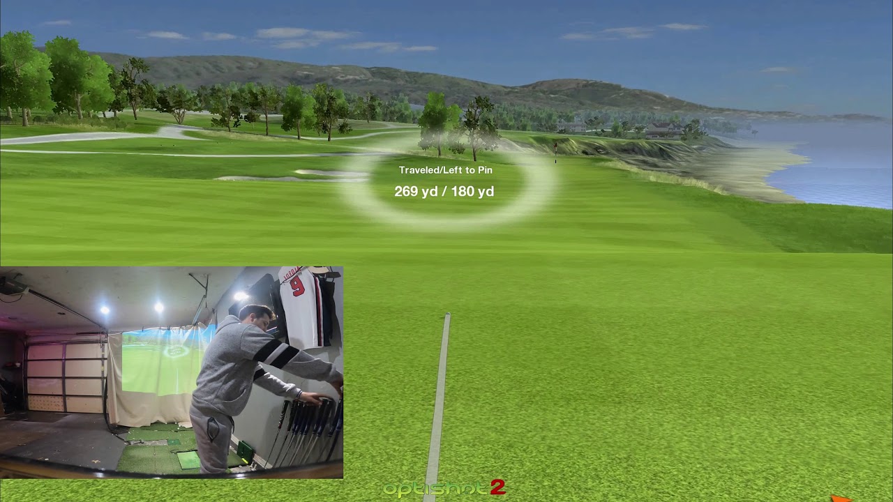 Shooting  -10 under at Pebble Beach : Simulator Golf : Optishot2