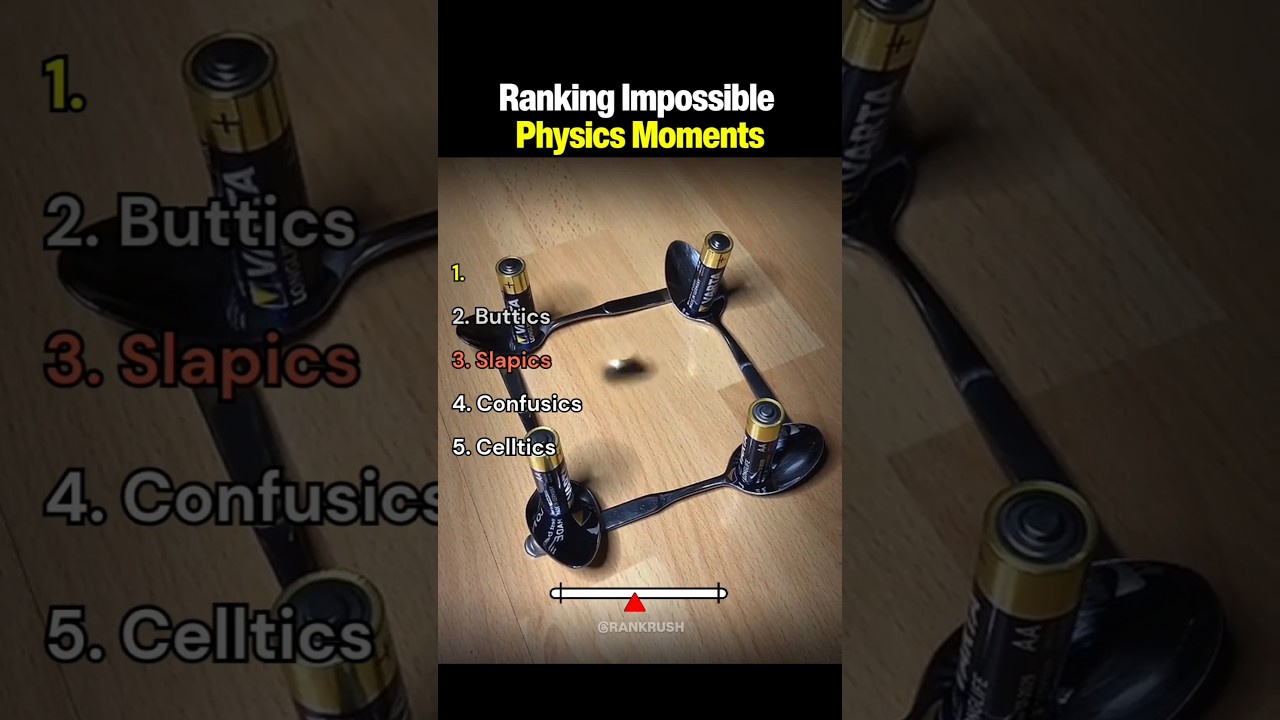 Ranking Impossible Physics Moments ⚛️