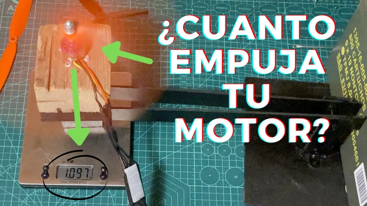 Cómo Medir la Potencia de tu Motor - Thrust 2212 1400KV / 2212 2200KV 2217 1100KV / 2830 1300KV