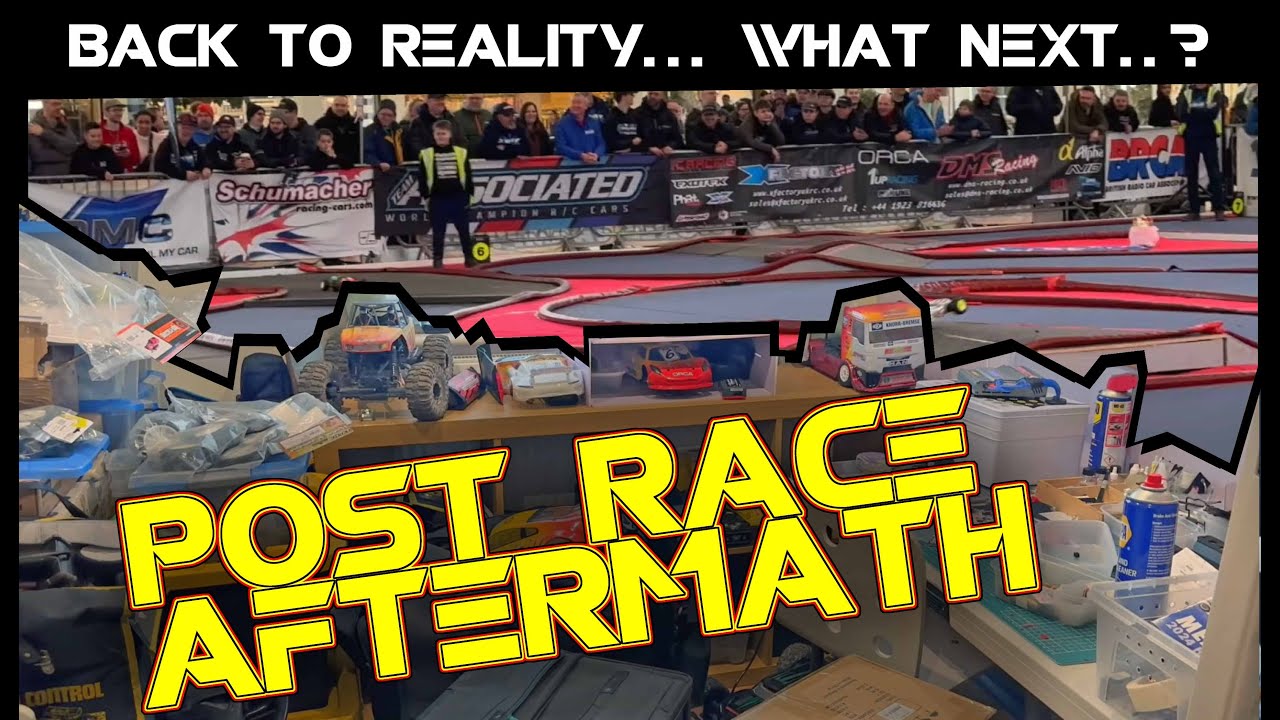 Race day aftermath - tidying up after a week of racing rc cars