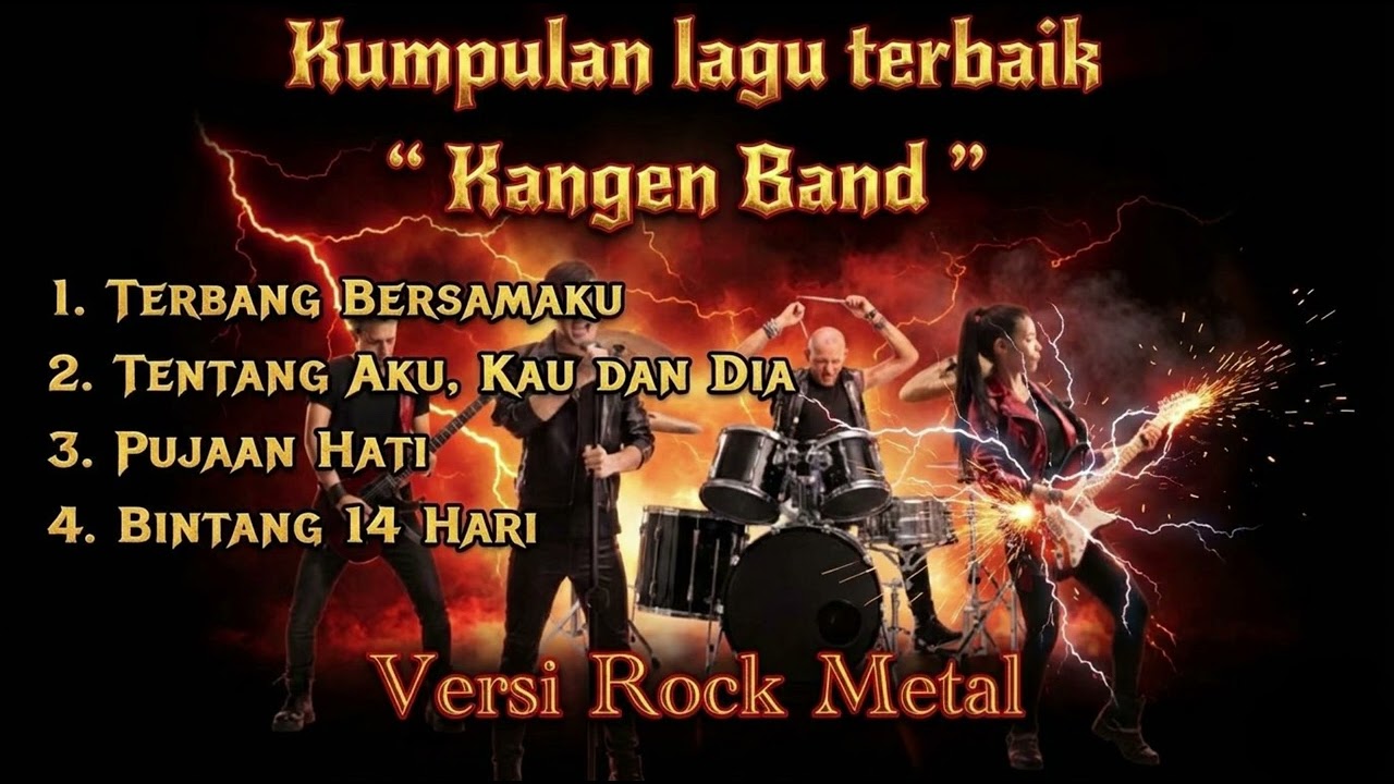 Kumpulan Lagu Terbaik Kangen Band 2026 || Top Lagu Kangen Band || Versi Rock Metal 