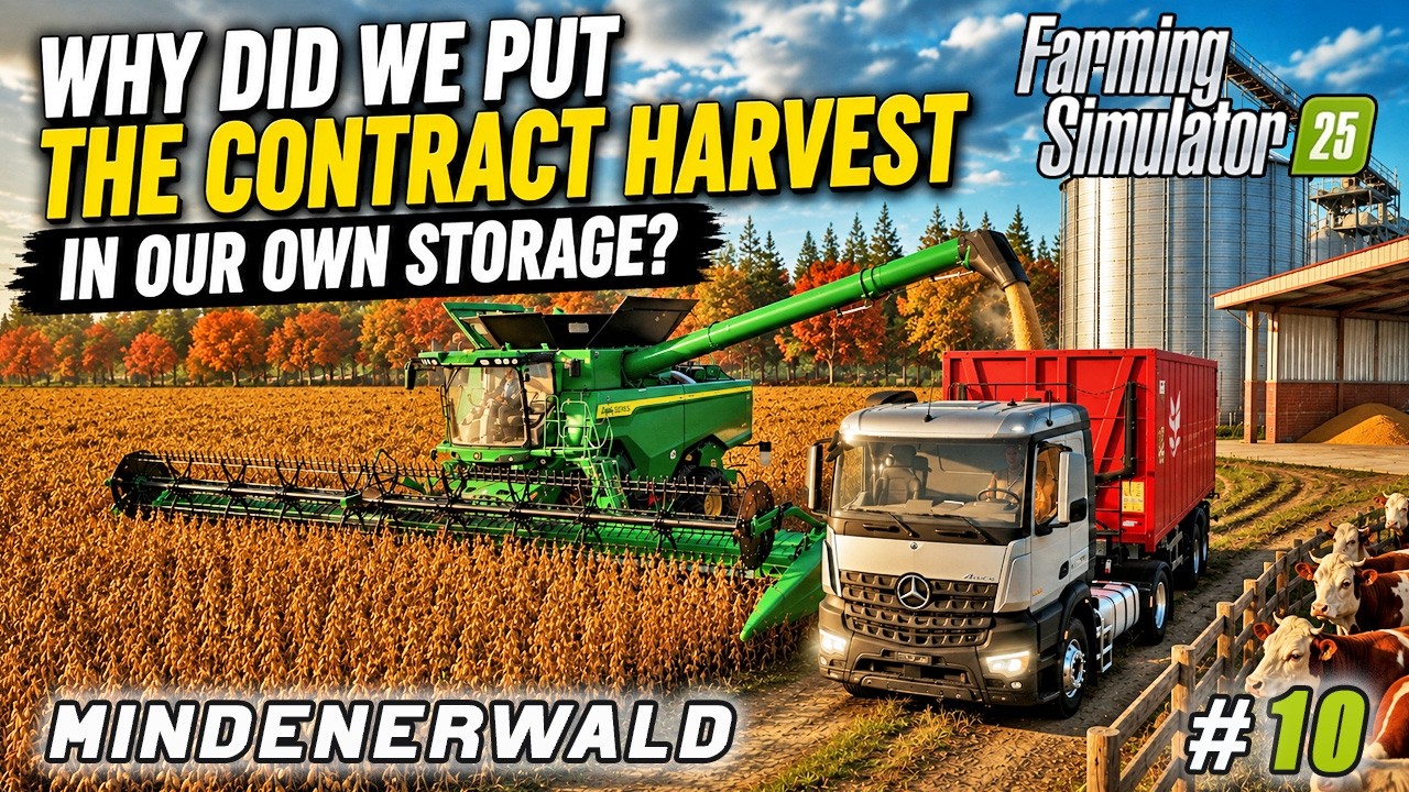 We Changed Our Contract Harvest Strategy | Farming simulator 25 | From 0 to 10 Million | ep #10