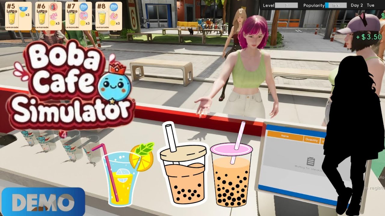 Boba Cafe Simulator Demo