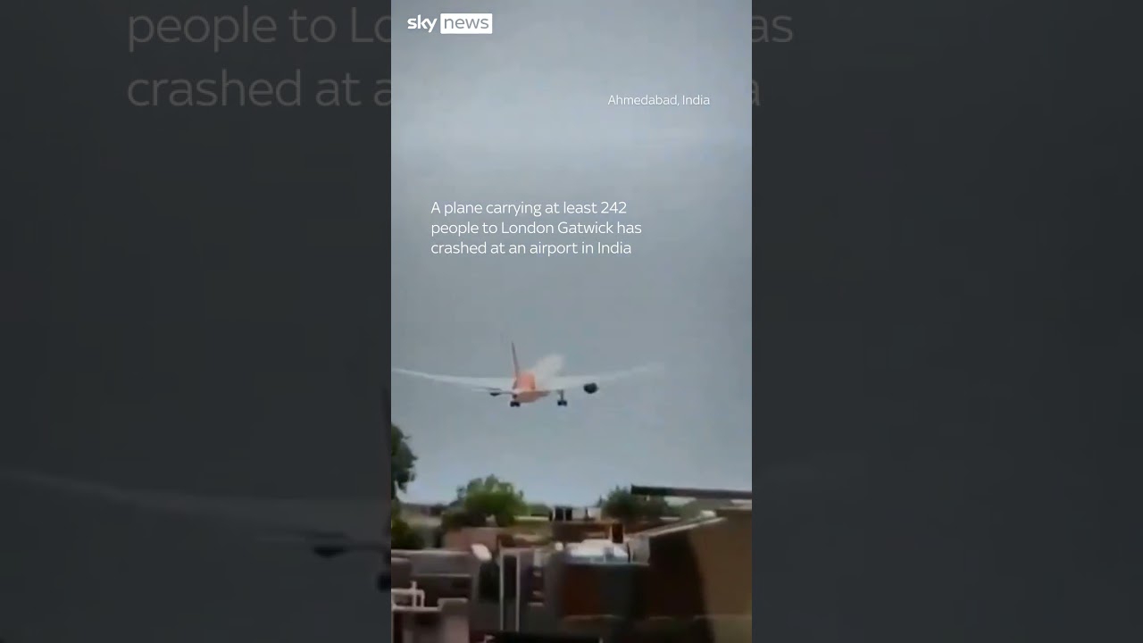 Video shows moment of crash and fireball