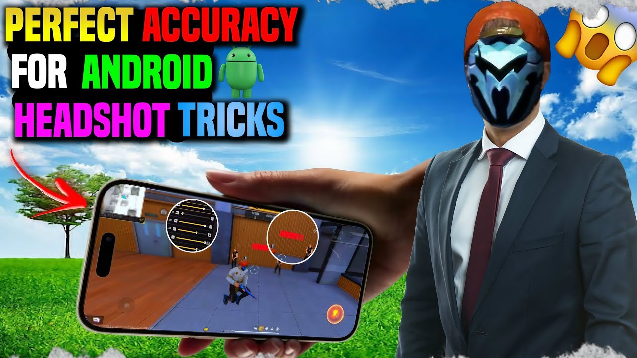 PEEFECT ACCURACY🎯 FOR ANDROID📱HEADSHOT TRICKS🔥 ROW7-RAMIM