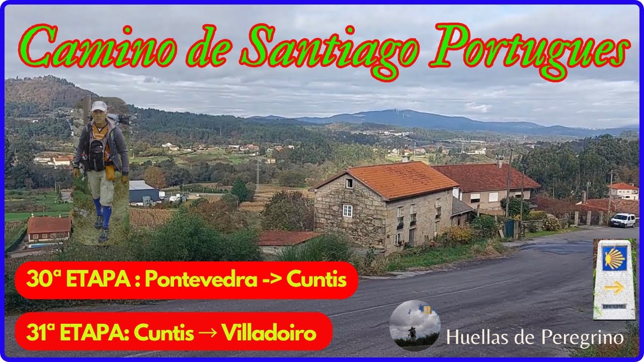EL CAMINO PORTUGUES ENTRE FARO Y SANTIAGO DE COMPOSTELA, A PIE🚶‍➡️🚶‍➡️