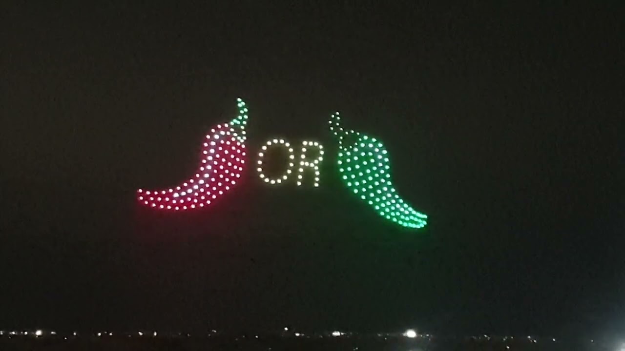 50th Albuquerque Internation Balloon Fiesta 2020 - Drone Show