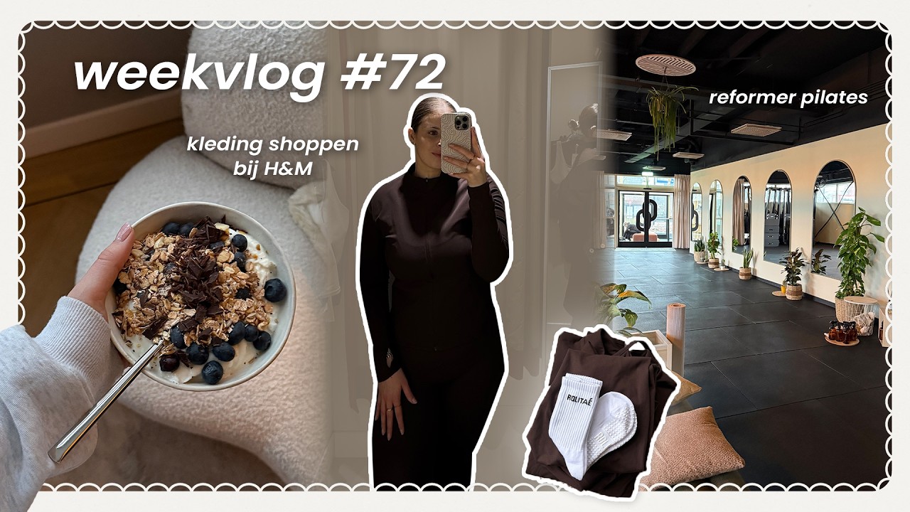 h&m shop with + shoplog en pakketjes uitpakken 🛍️  | weekvlog #72