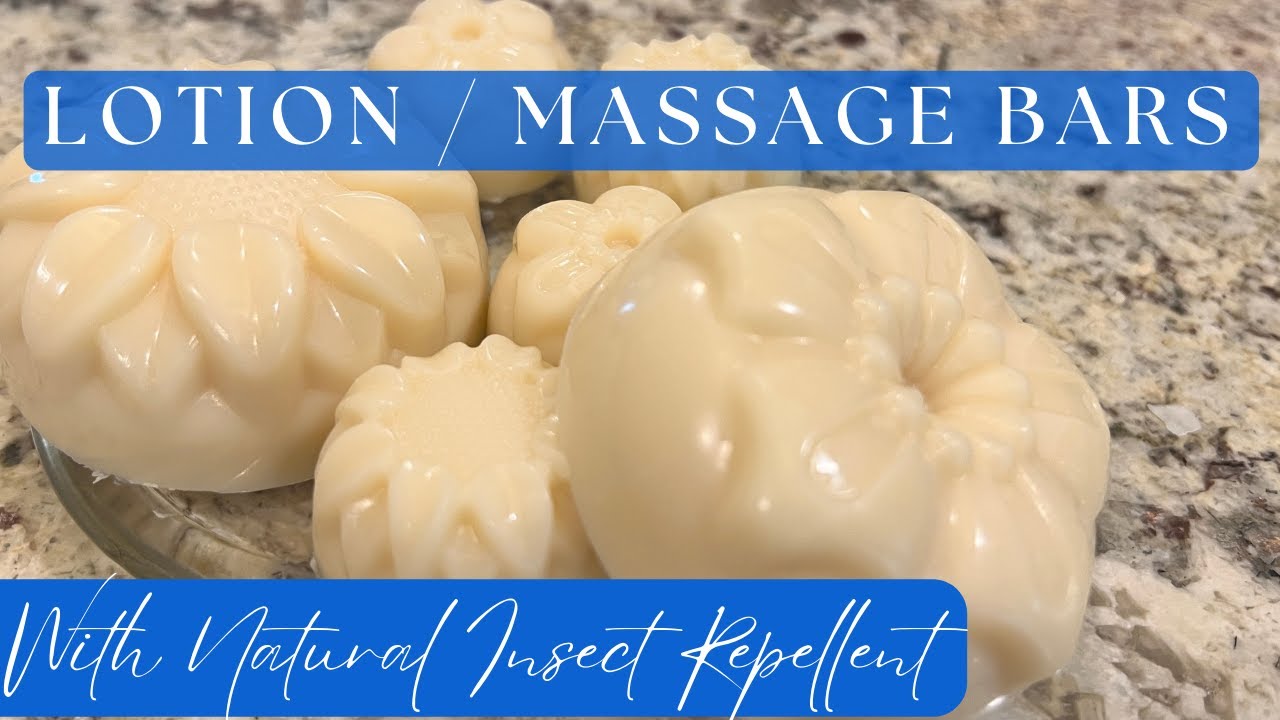 DIY Bug Repellent Lotion Bars | All Natural | Insect Repellent for Kids | Massage Bars