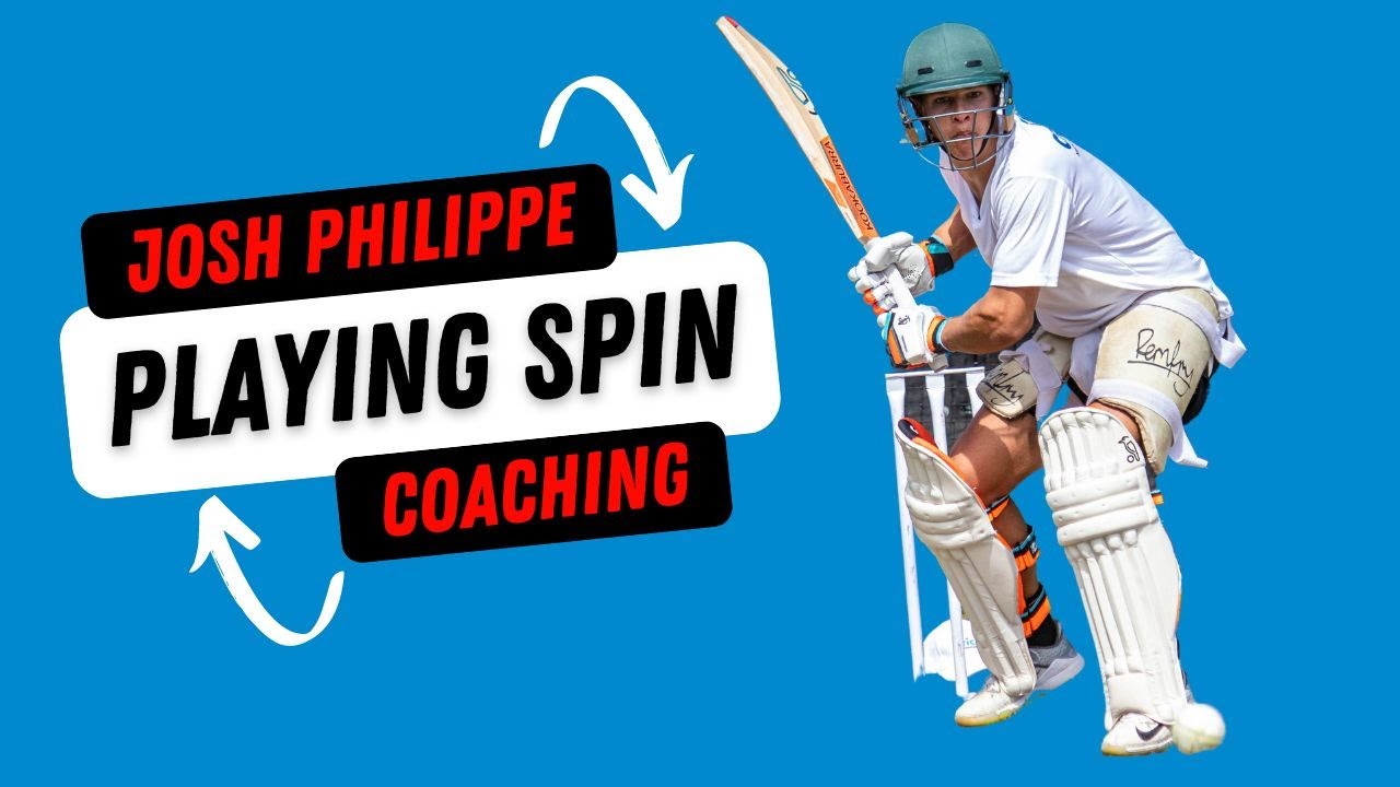 How to play spin bowling | Josh Philippe Coaching Session