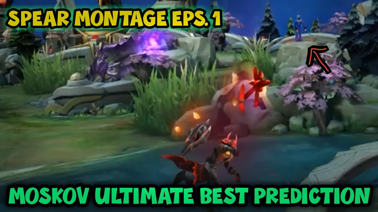 MOSKOV SPEAR MONTAGE EPS. 1 | LUCKY OR?.... NOTHING CAN ESCAPE MY SPEAR ! - Mobile Legends