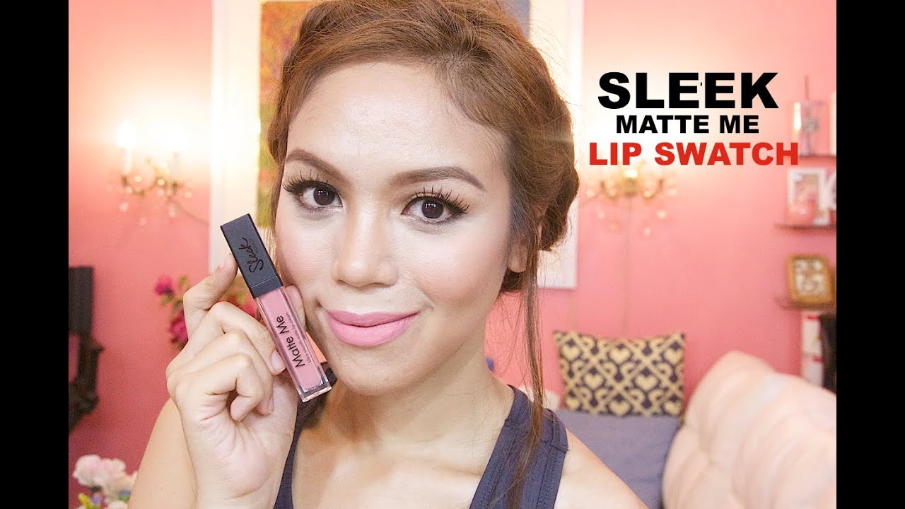SLEEK MATTE ME LIP SWATCH - candyloveart