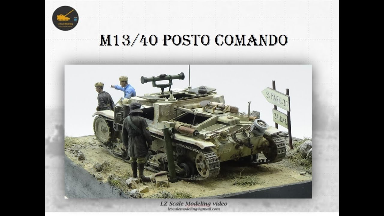 Converting a 13/40 tank to a Command Post for arty uinits