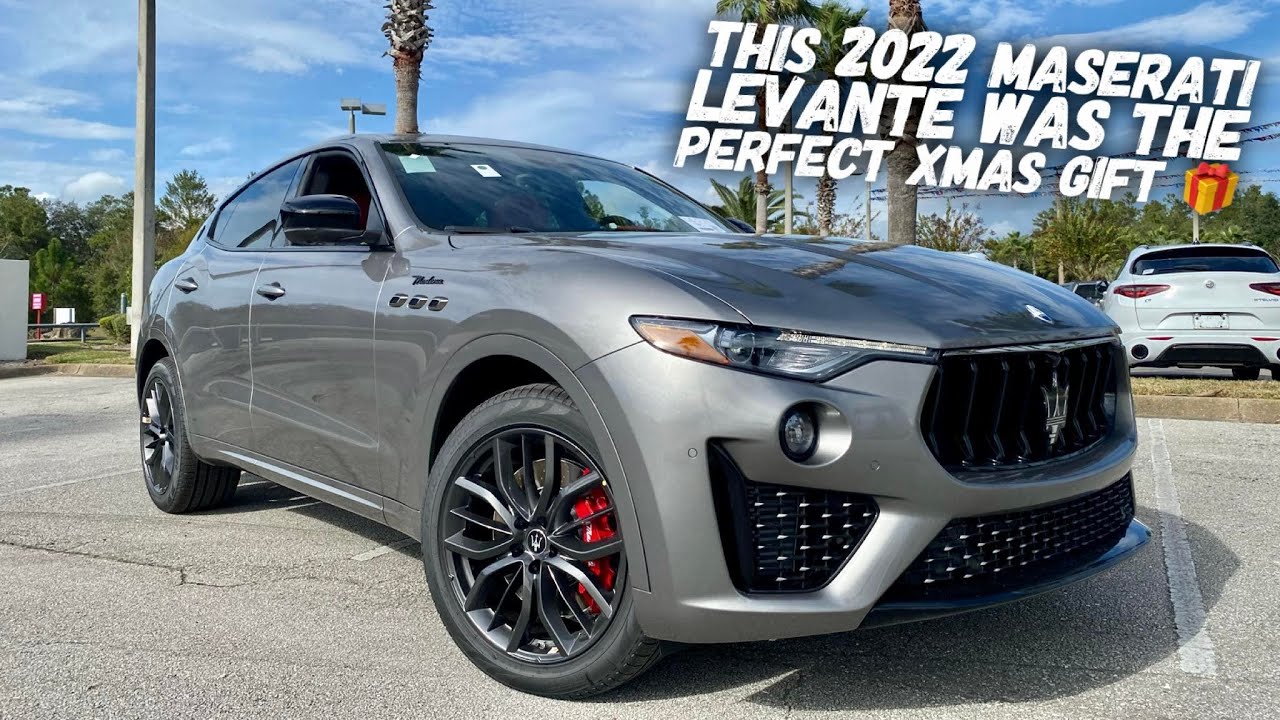 This Stealthy 2022 Maserati Levante Modena SHOULD HAVE Been On Your Christmas List
