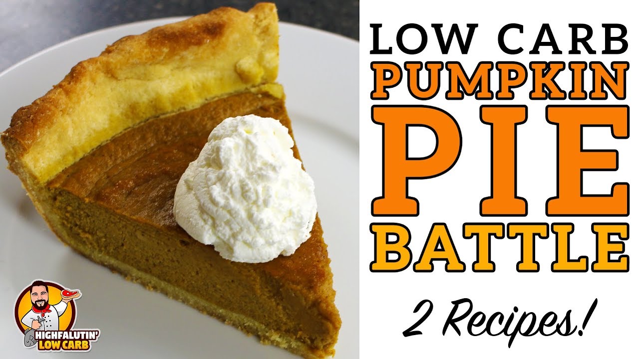 Low Carb PUMPKIN PIE BATTLE - The BEST Keto Pumpkin Pie Recipe! - Lowcarb Thanksgiving Recipe