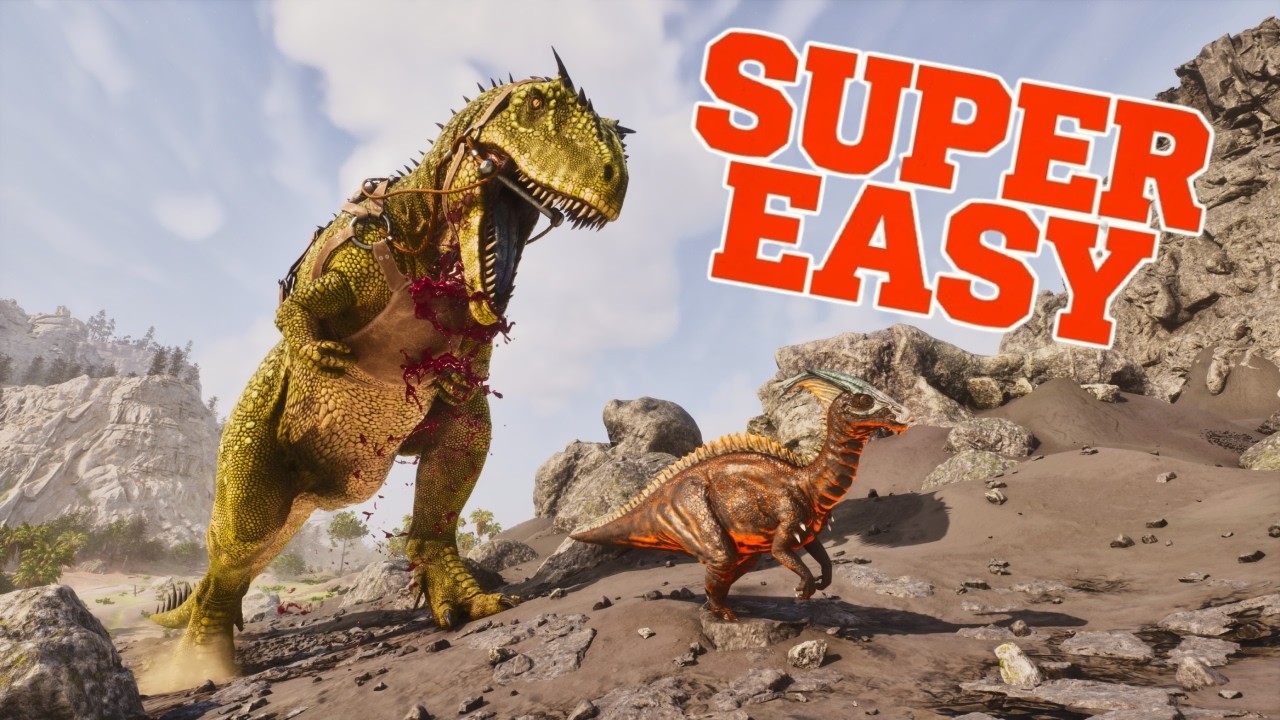 Carcharodontosaurus Taming made Easy! - Ark Survival Ascended