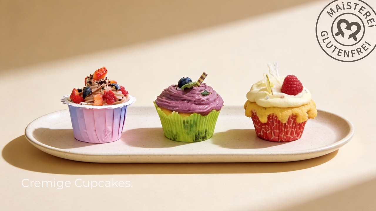 Cremige Cupcakes | Drei Backen Glutenfrei – Folge 1/6 (S1)