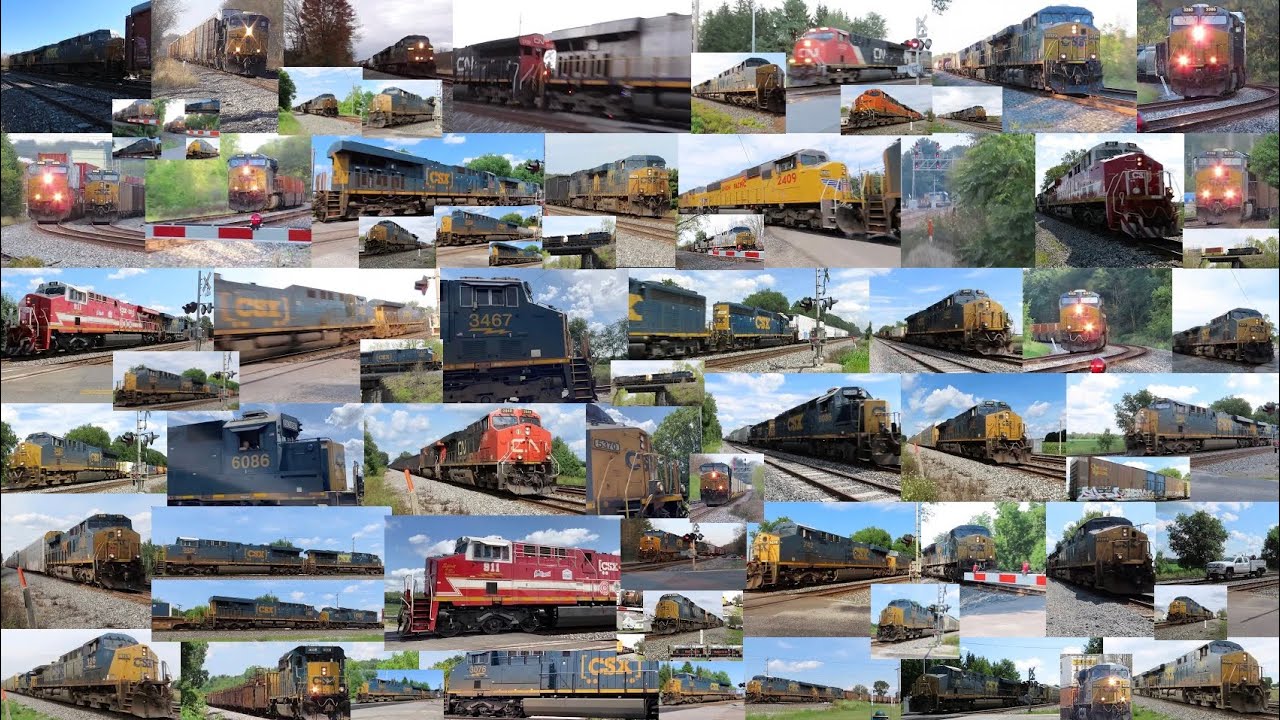 CSX New Castle Subdivision Video's of 2021