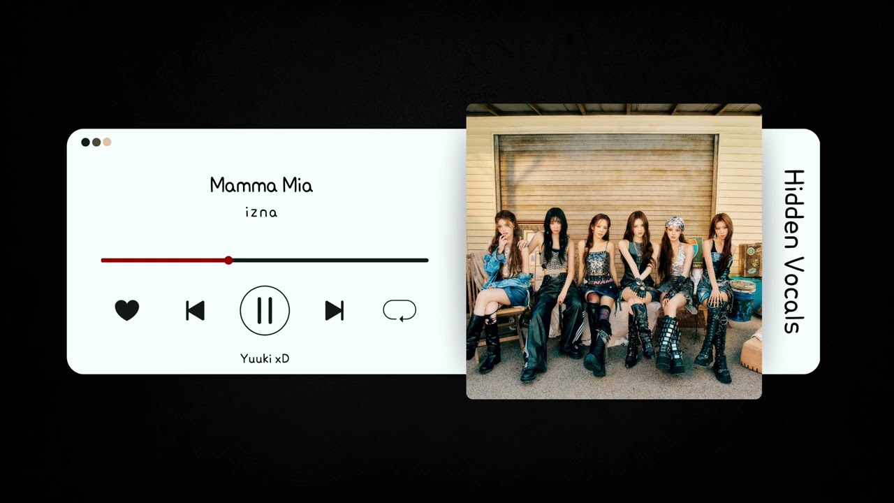 [Hidden Vocals] izna (이즈나) - Mamma Mia