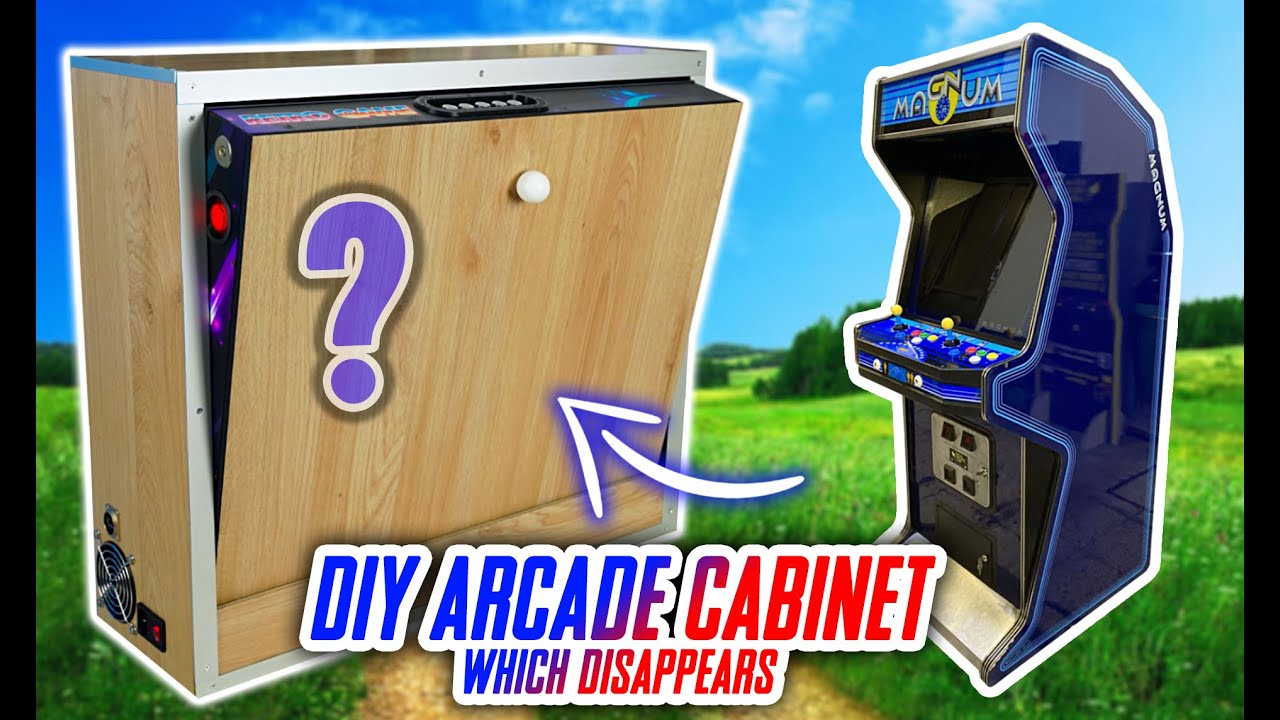INCREDIBLE!! I put a ARCADE ROOM inside a shoe cabinet