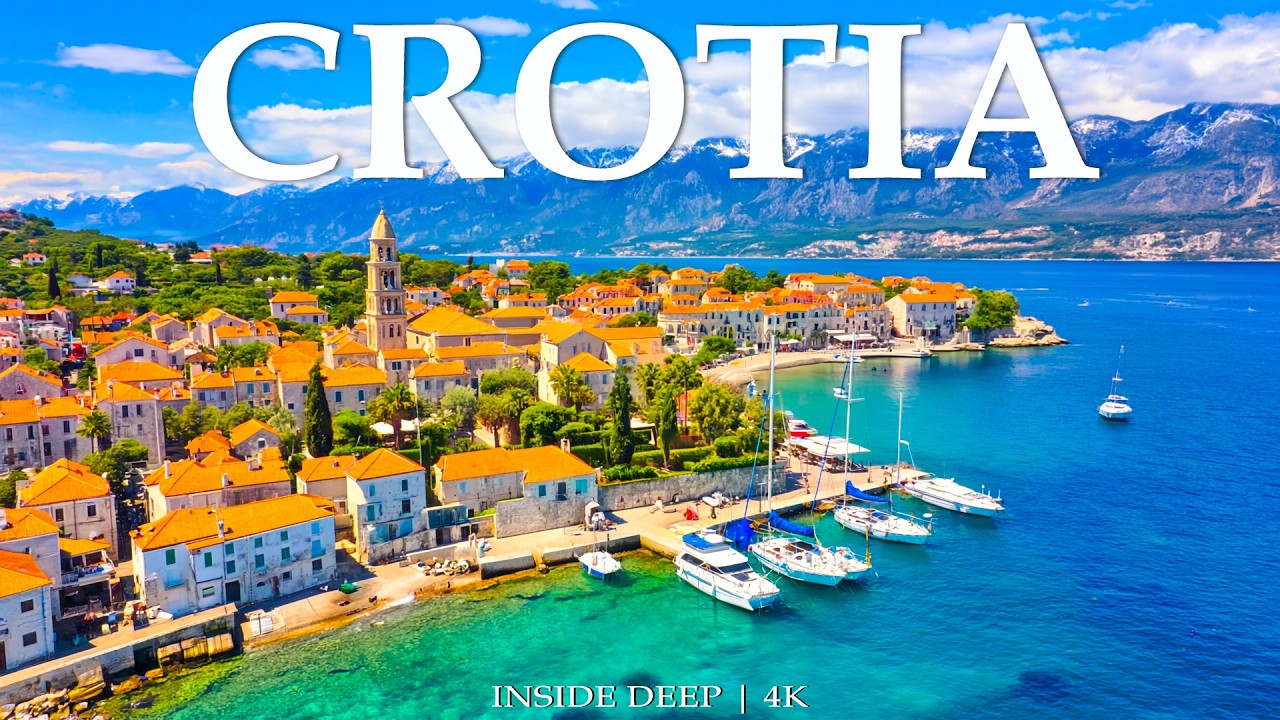 Croatia 4K - Discover Plitvice Lakes & Dramatic Landscapes Aerial Views With Deep House Chill