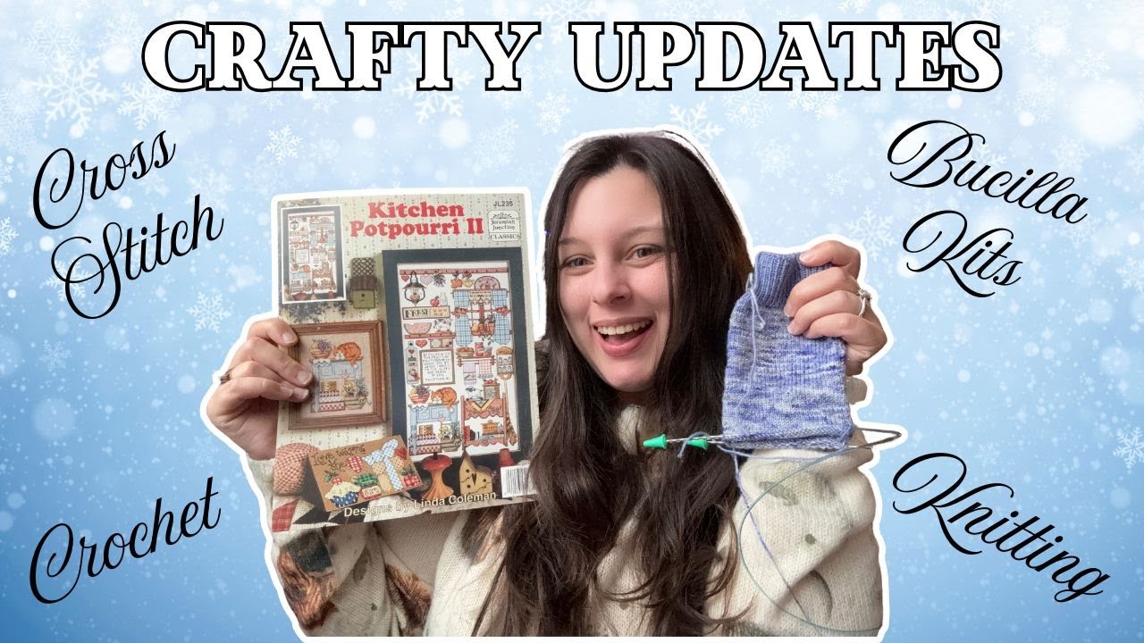 What I've Been Making: Knitting, Cross Stitch, Vintage Patterns & Bucilla Kits