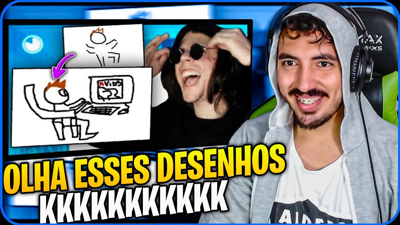 SÓ DESENHO IMORAL! Ft. Saiko, Ycro e Scottonauta - CANTINHO DO UMILD | Leozin React