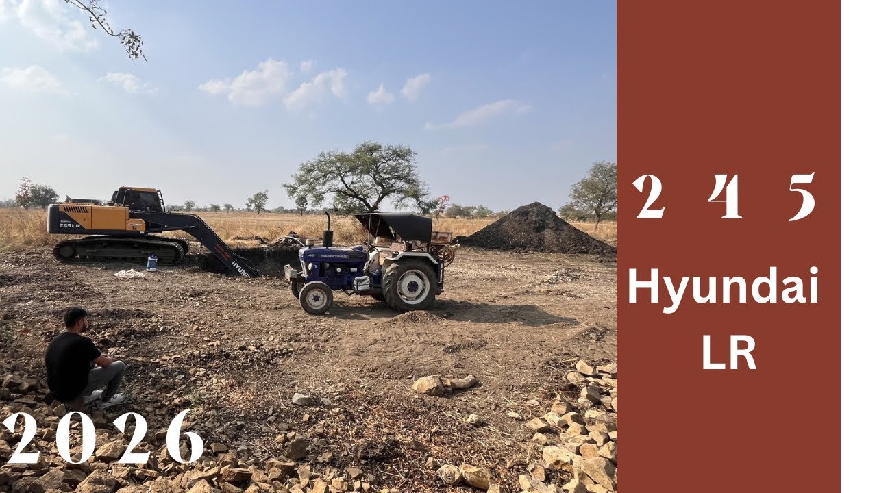 POCLAIN MACHINE || || LR 500 || HYUNDAI POCLAIN MACHINE ||#pokland #excavator || 30 by 35 ft || #lr 