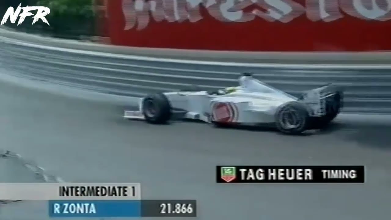 F1 Classic Sounds Ricardo Zonta BAR Honda V10 Monaco 2000