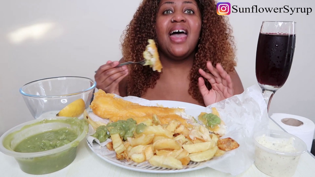 LARGE FISH AND CHIPS MUKBANG | UK MUKBANG | 피쉬 앤 칩스 |묵방 먹기 쇼 | 100 SUBSCRIBERS SPECIAL | &  RED WINE