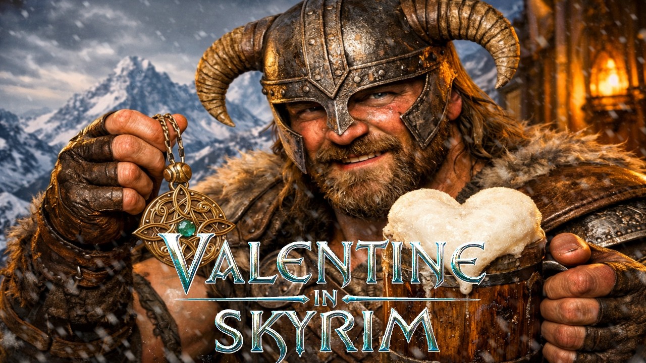 Heart's Day in Skyrim (Valentine's Day theme song) 🎵 The Elder Scrolls OST | Dragonborn Music