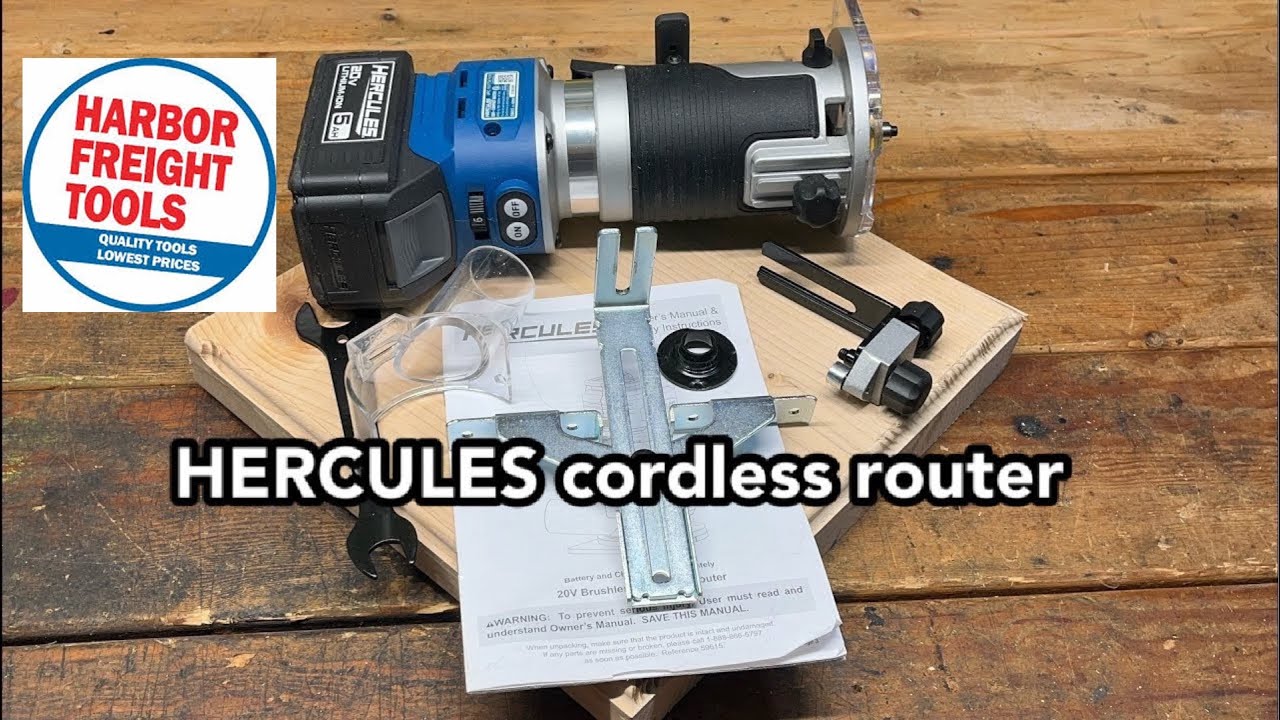 HERCULES cordless router - review