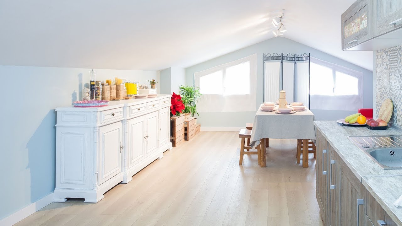 Decorar cocina abuhardillada con comedor de Decogarden - Programa completo