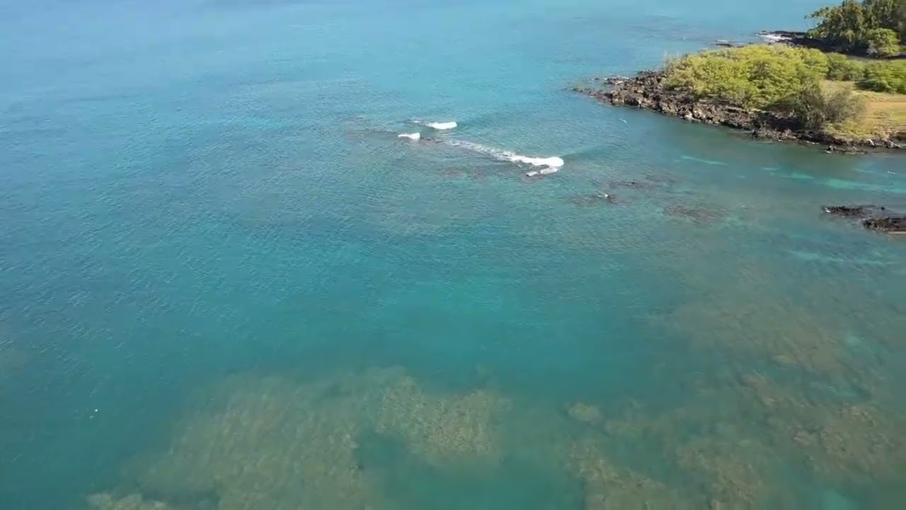 Hawaii flyover water The Big Island