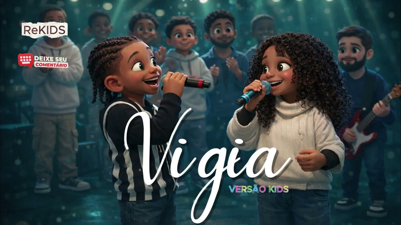 VIGIA |  Sara Evelyn e Jessé Alcantara Versão Kids | O Louvor de Alerta e Preparação para Crianças