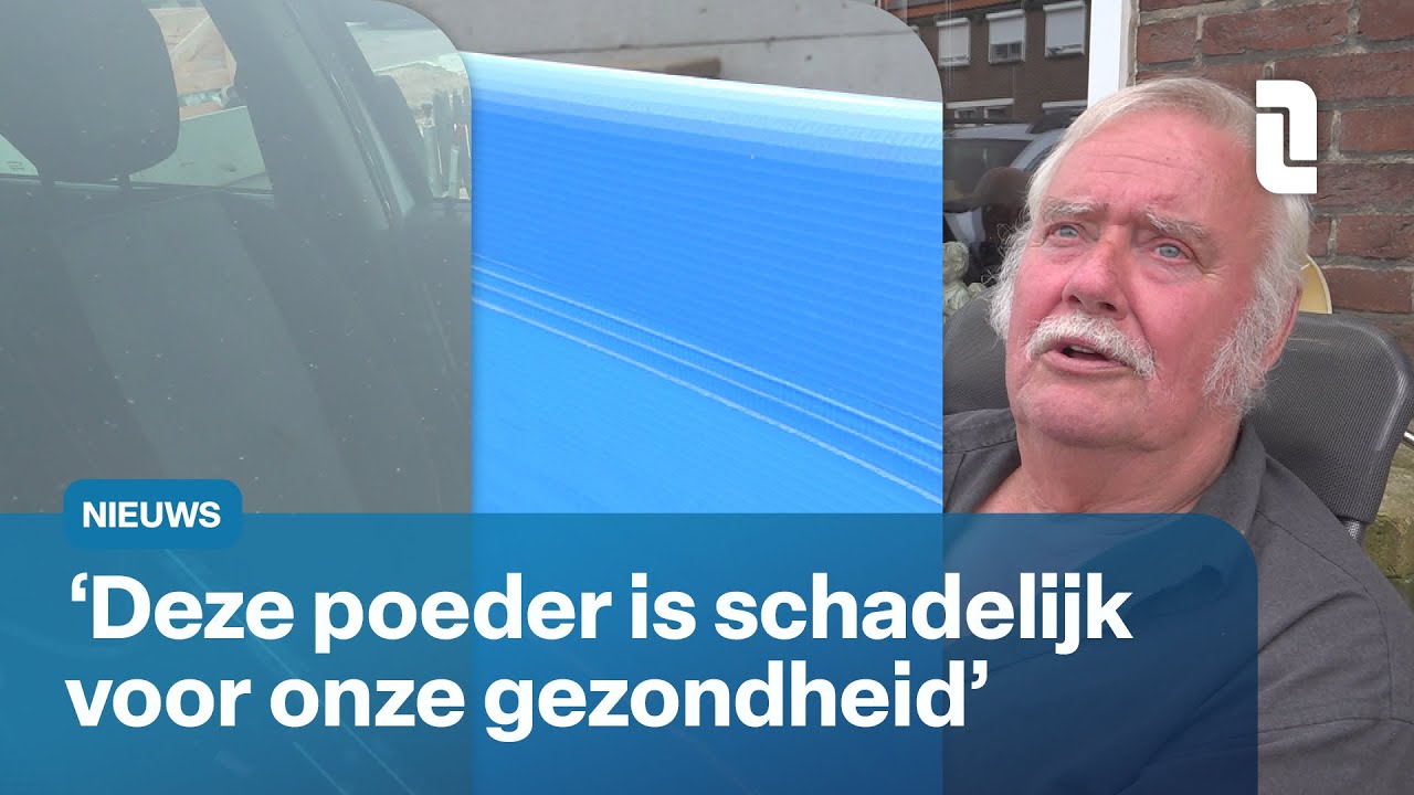 Straten in Geleen bezaaid met witte poeder door storing in fabriek op Chemelot | L1 Nieuws