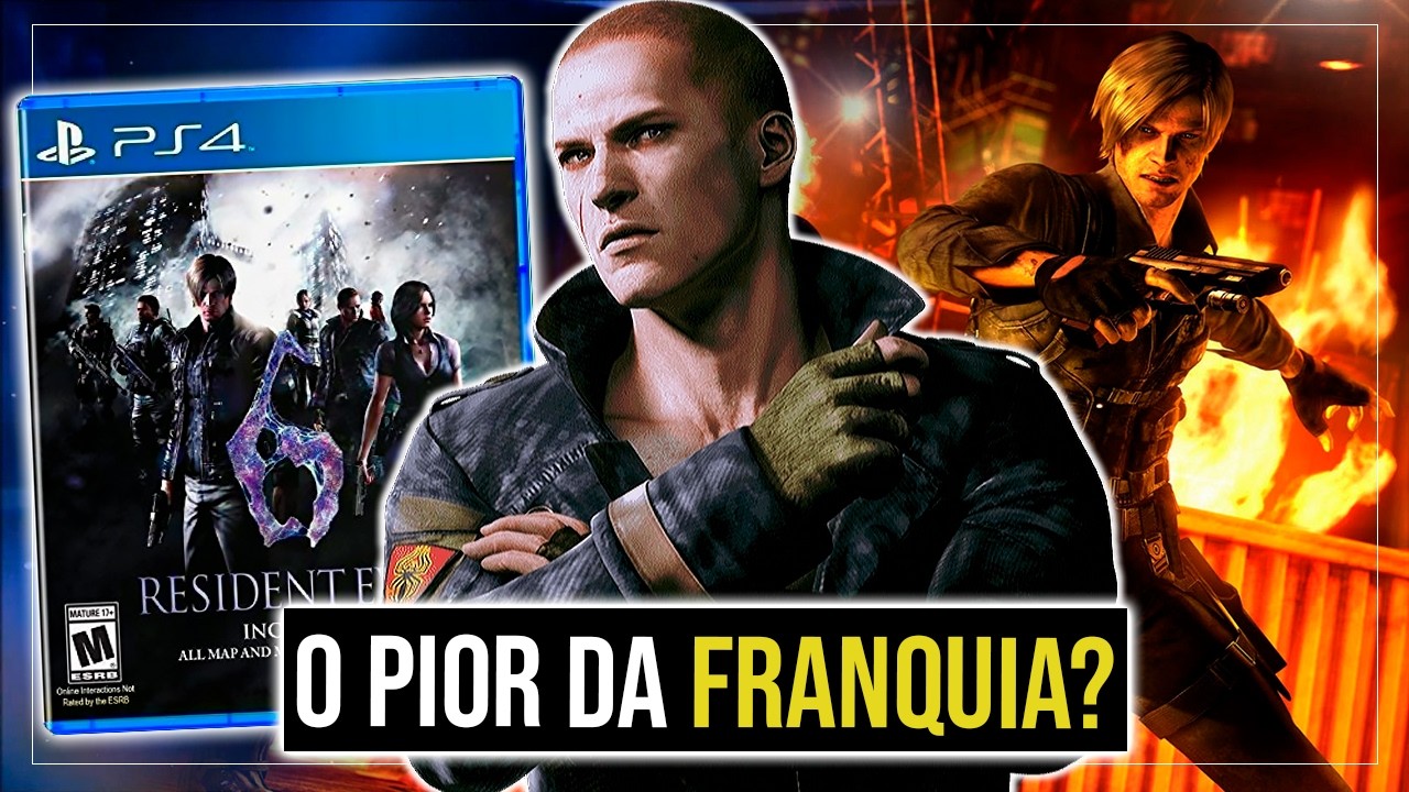Resident Evil 6 é o PIOR Jogo da Saga Resident Evil! Mas eu Amo ESSE LIXO