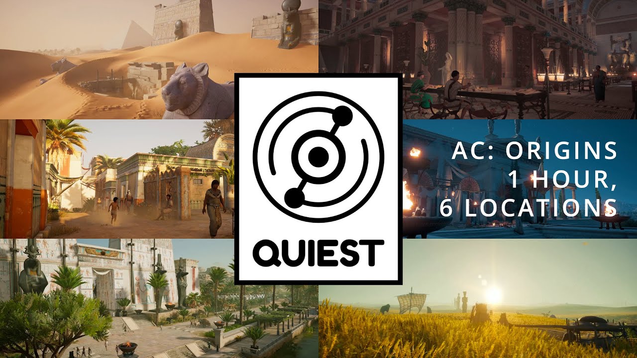 [ Assassin's Creed: Origins ] 1 Hour, 6 Locations [ Ambience ]